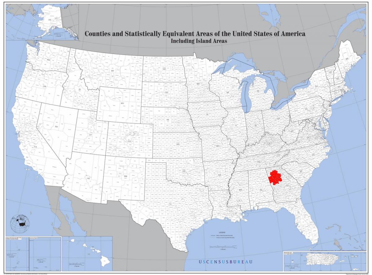 Atlanta o nas zemljevid