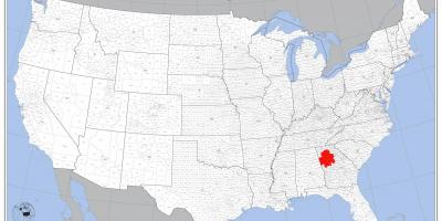 Atlanta o nas zemljevid