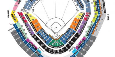 Braves stadion sedežev zemljevid