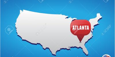 Atlanti v ZDA zemljevid